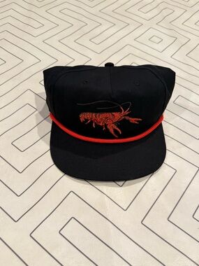 Duck Camp Black Crawfish Snapback Cap